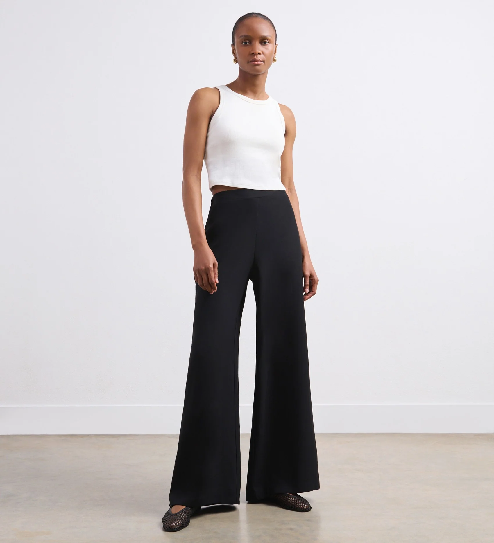 Nat Black Trousers