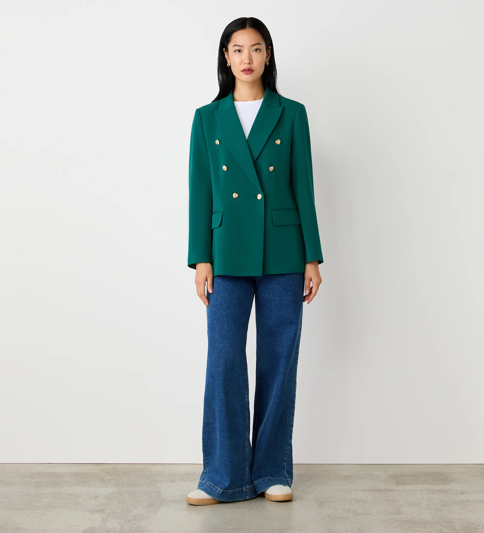 Orla Forest Green Tailored Blazer - Image 2